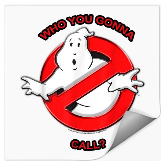 Ghostbusters Who You Gonna Call Logo Stickers Stickers