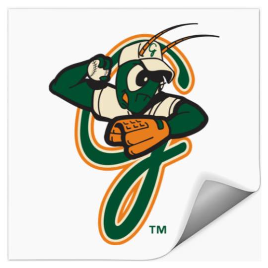 Discover Greensboro Grasshoppers Stickers