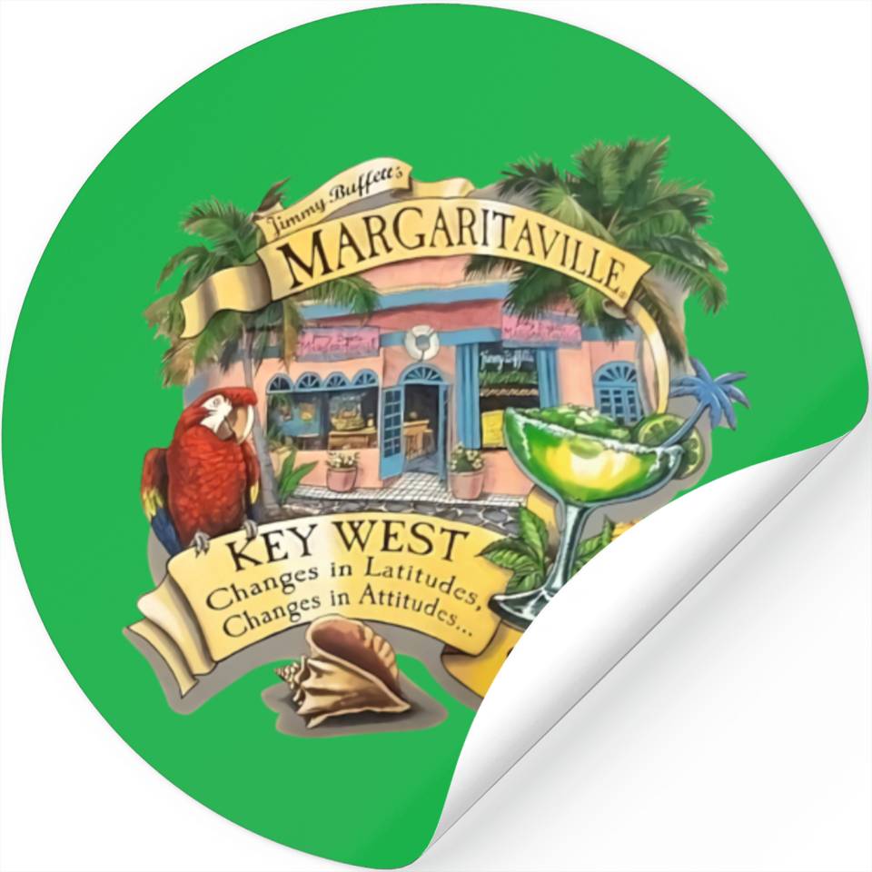 Jimmy Buffett Margaritaville Stickers, Yellow Haze Jimmy Buffett ...