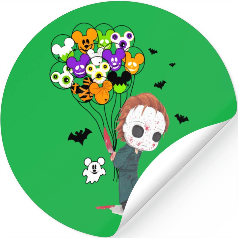 Michael Myers Stickers, Disney Balloon Stickers