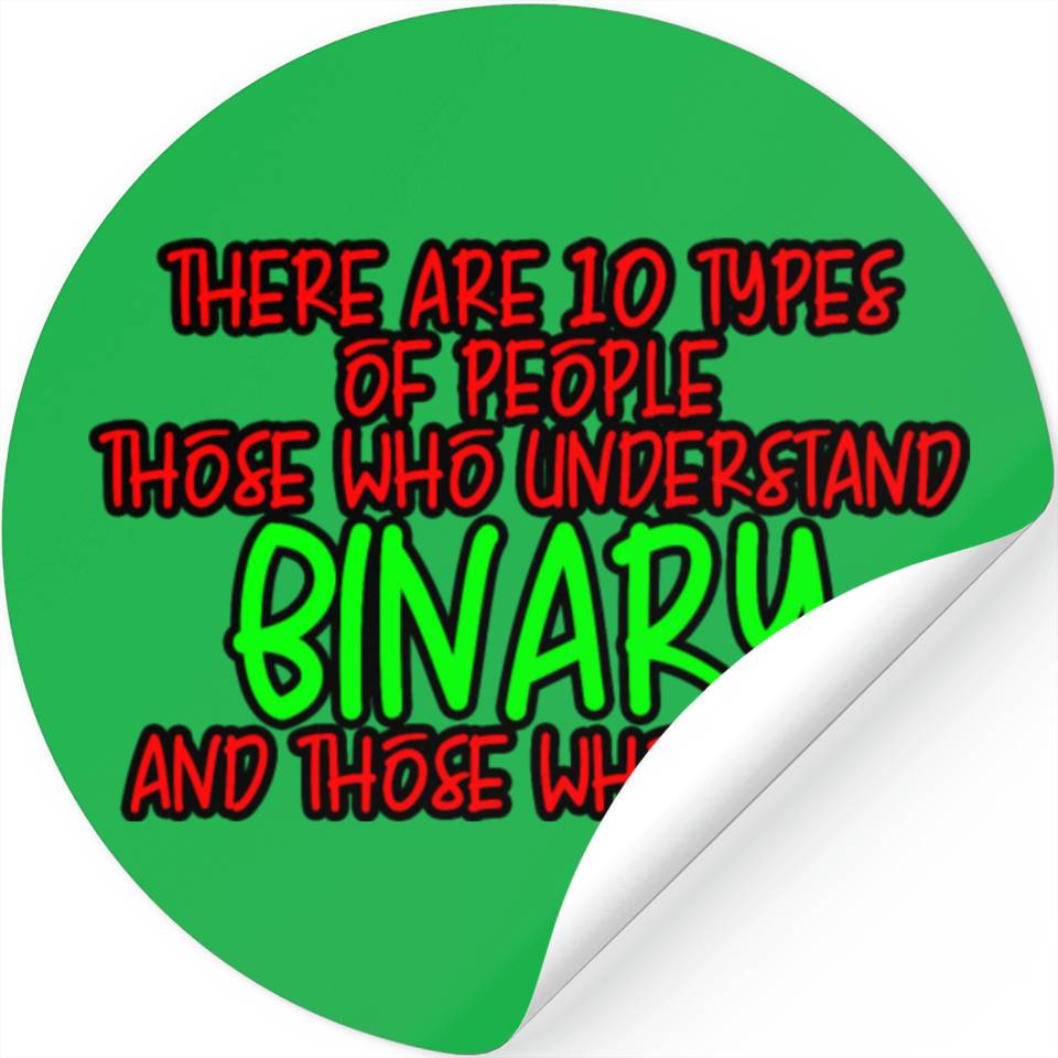 There are 10 types of people binary joke 6 designed sold by bruno
