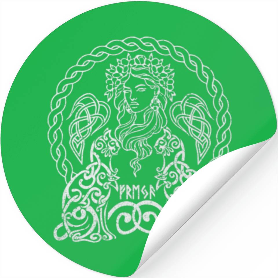 Freya Viking Goddess Freyja Norse Mythology Celtic Stickers Designed Freya Viking Goddess Freyja Norse Mythology Celtic Stickers Designed