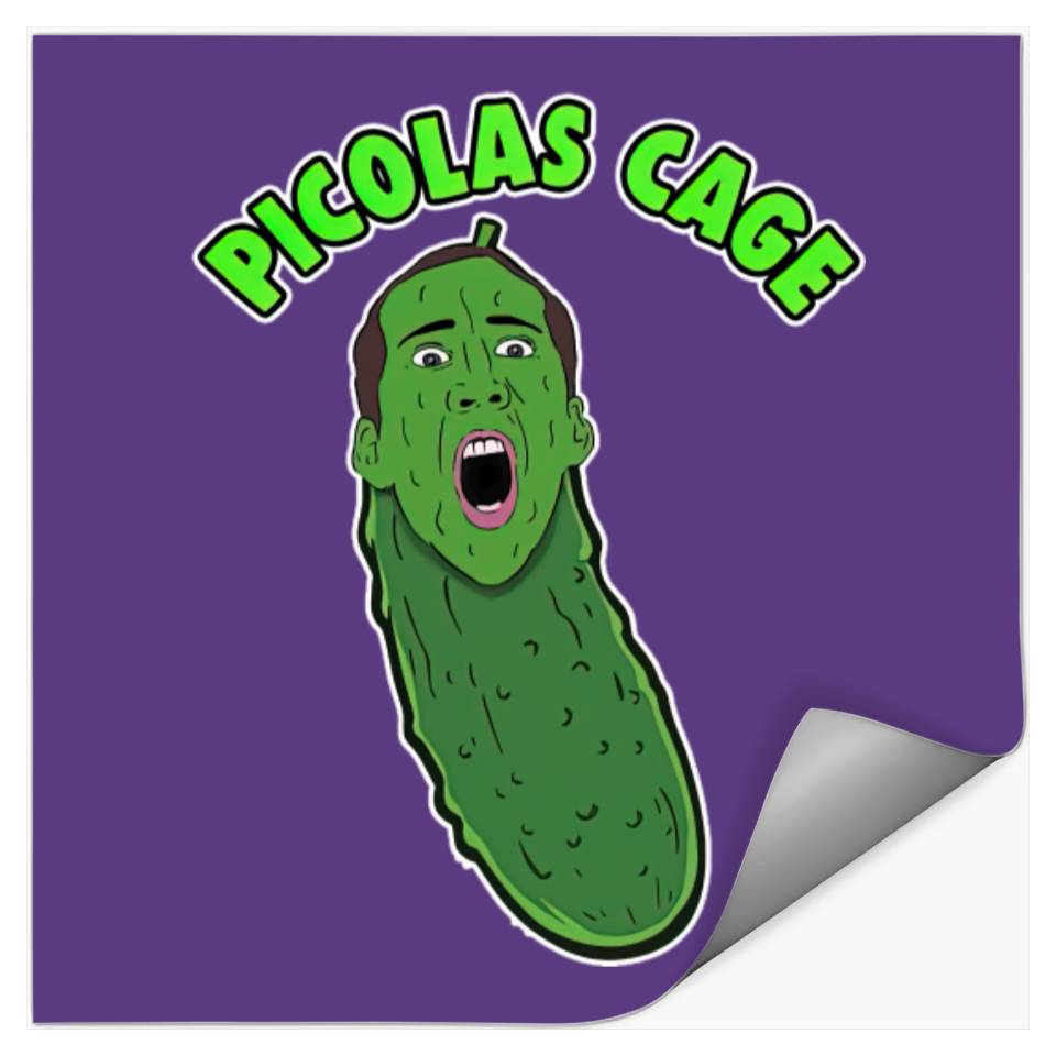 Picolas Cage - Nicolas Cage - Nick Cage - Stickers Designed & Sold By ...