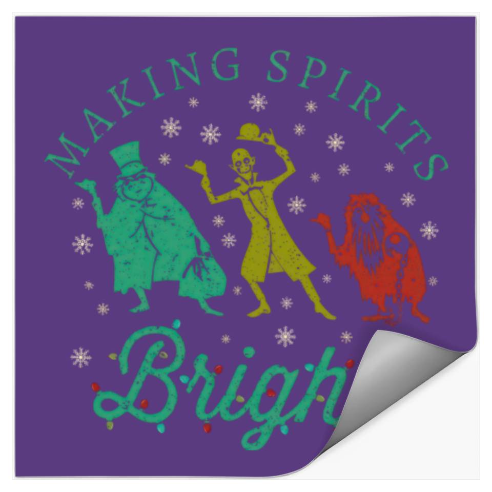 The Haunted Mansion Stickers, Disneyland Christmas Stickers