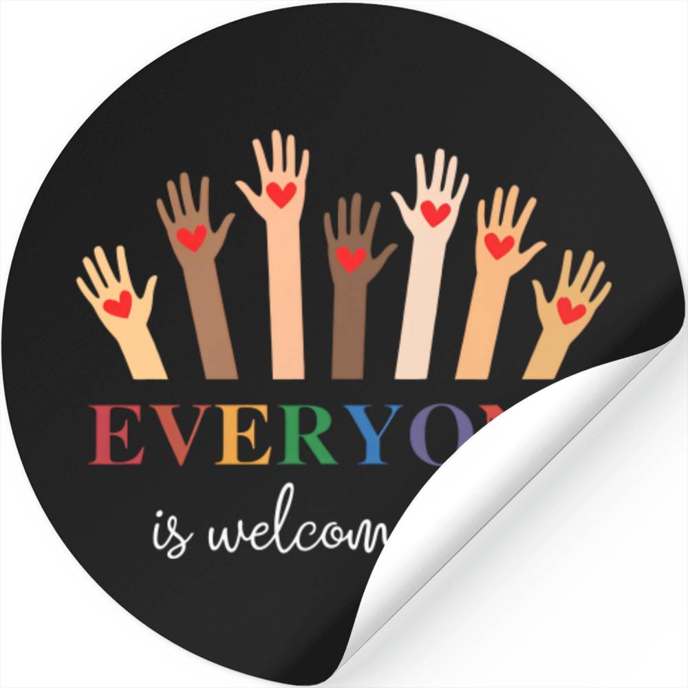 Idaho Teacher Stickers Everyone Is Welcome Here