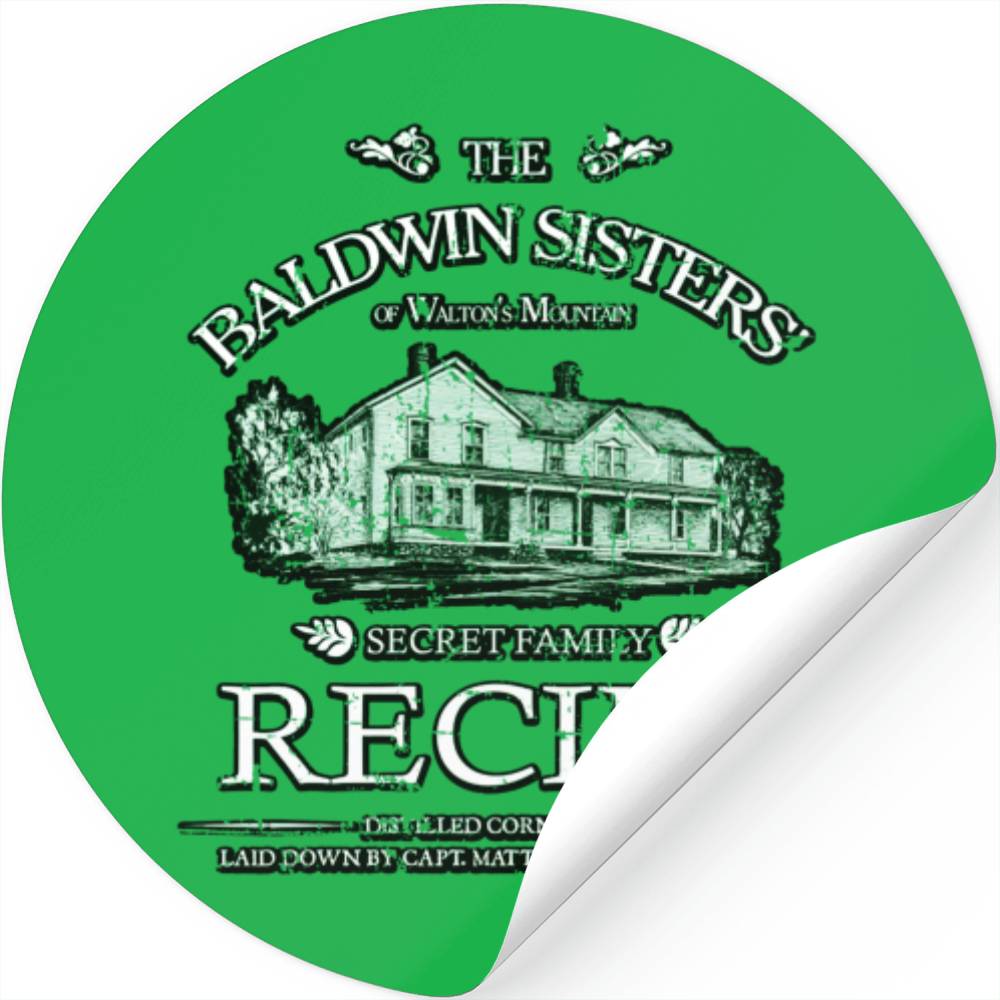 Baldwin Sisters Recipe The Waltons Sticker