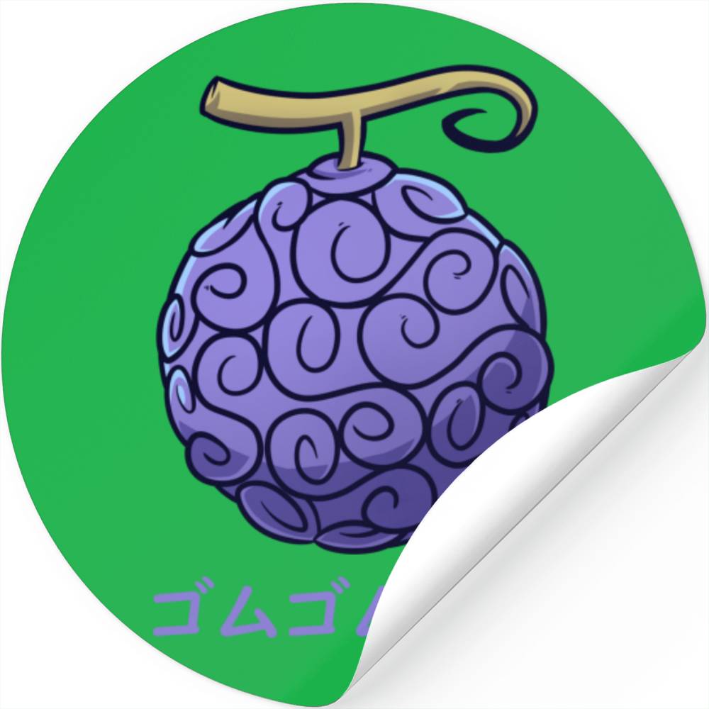 One Piece Gomu Gomu no Mi Sticker - Sticker Mania