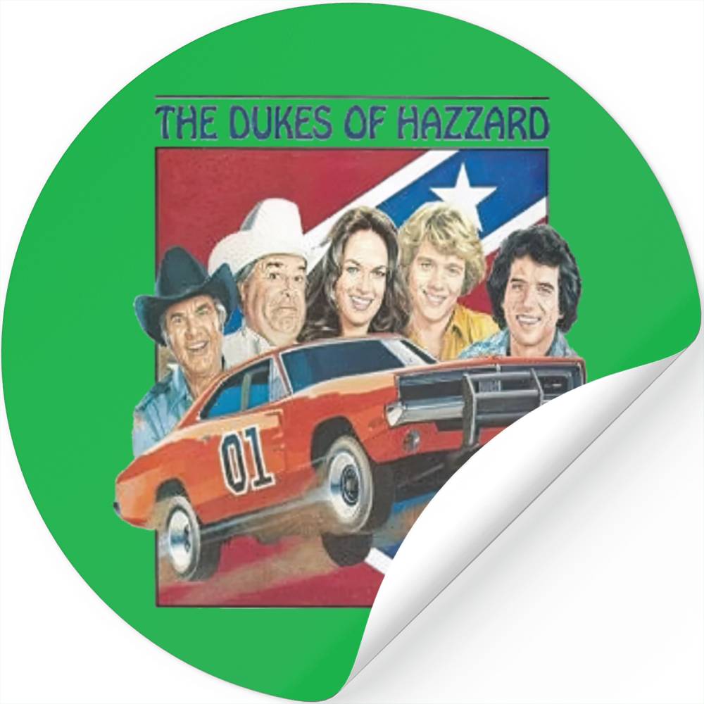 The Dukes Of Hazzard Stickers 80s TV Show Retro Family Comedy Action ...