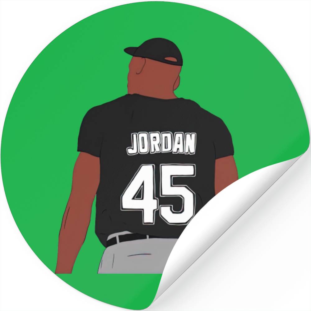 Michael Jordan White Sox Back-To - Michael Jordan - Sticker