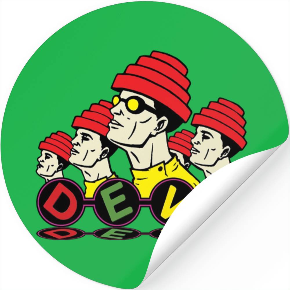 Devo Rock Band Stickers Stickers