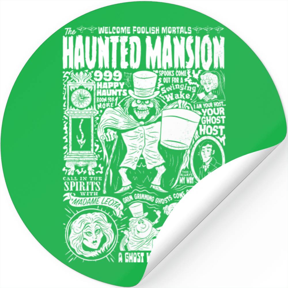 THE HAUNTED MANSION Stickers