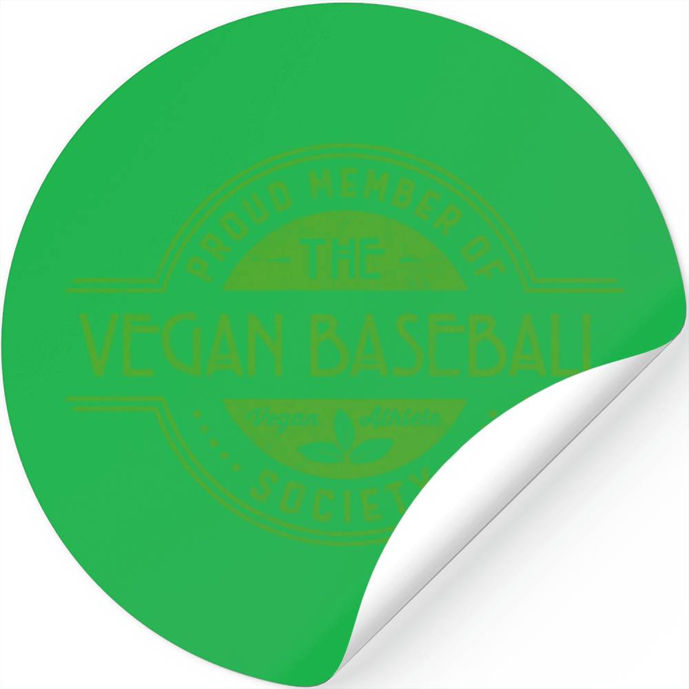 Vegan Baseball Athlete Society Club Member Gift