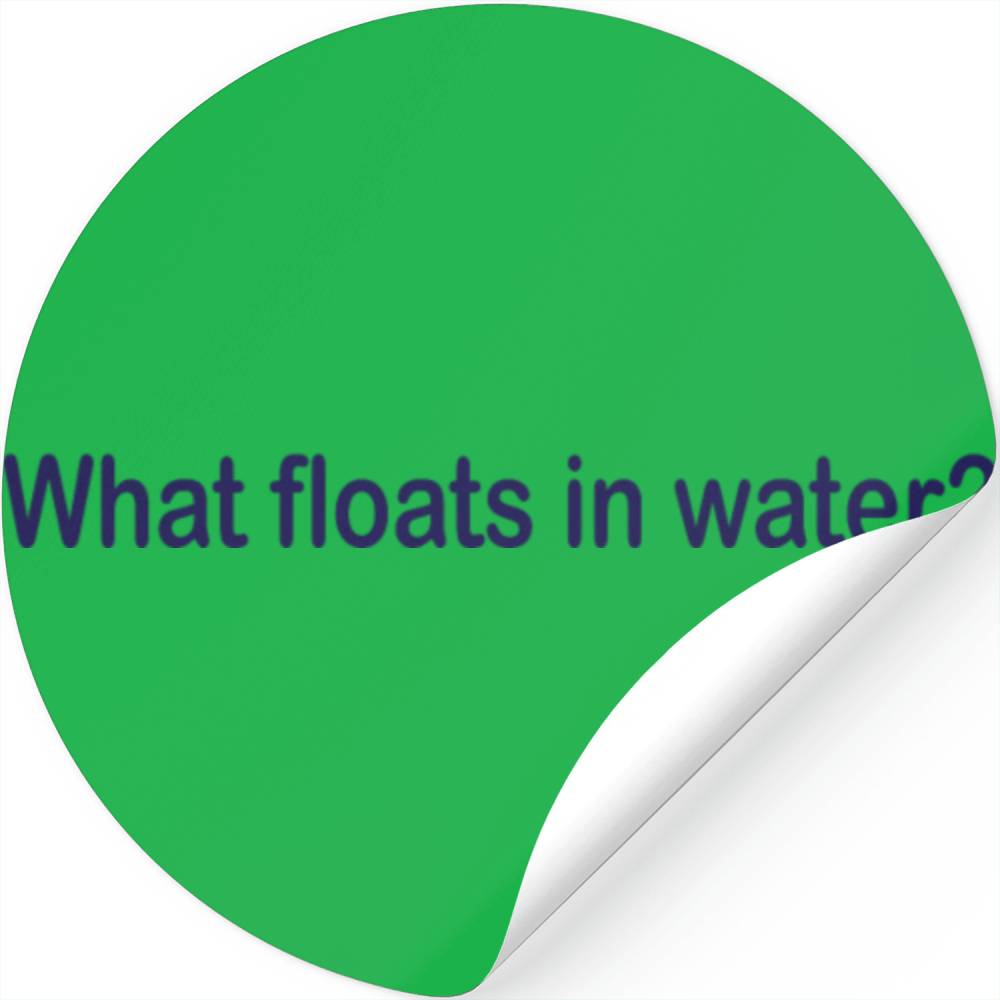 What Floats In Water
