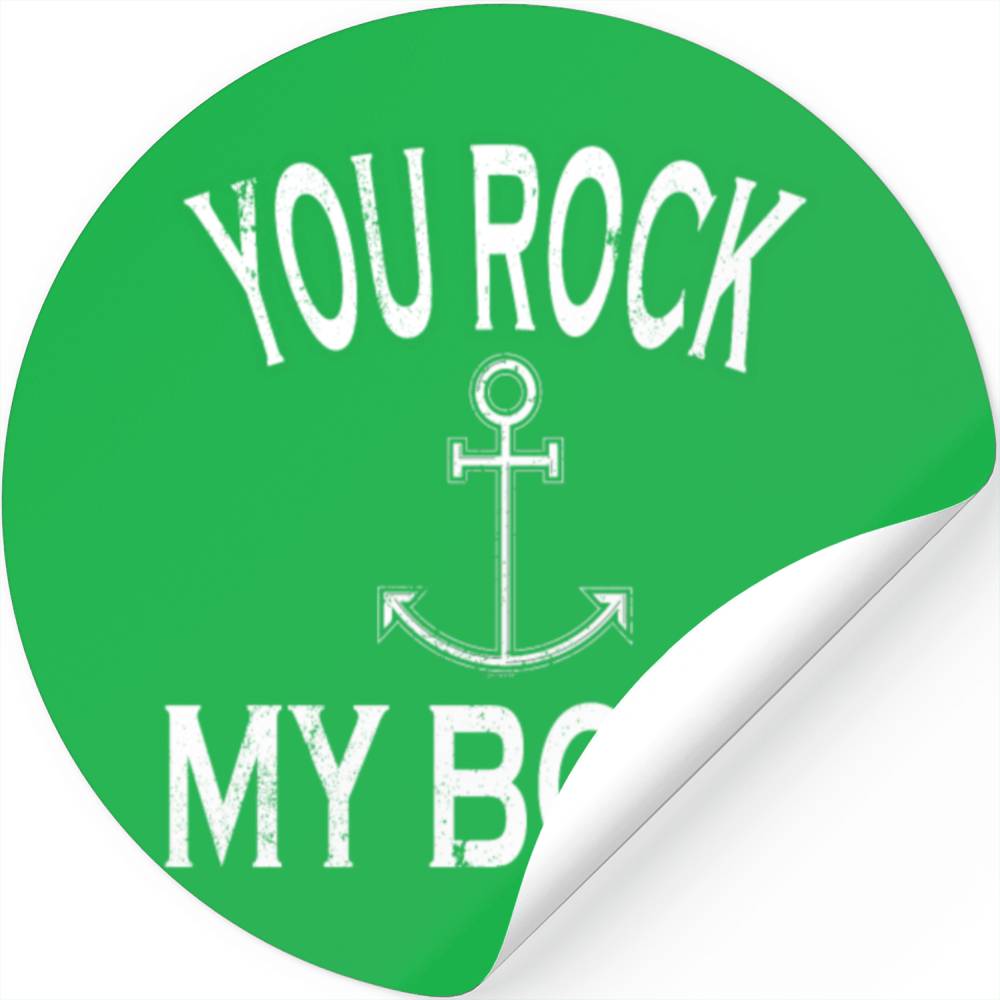 Funny Boat Stickers Rock My Boat Stickers Boat Captain Stickers Lake