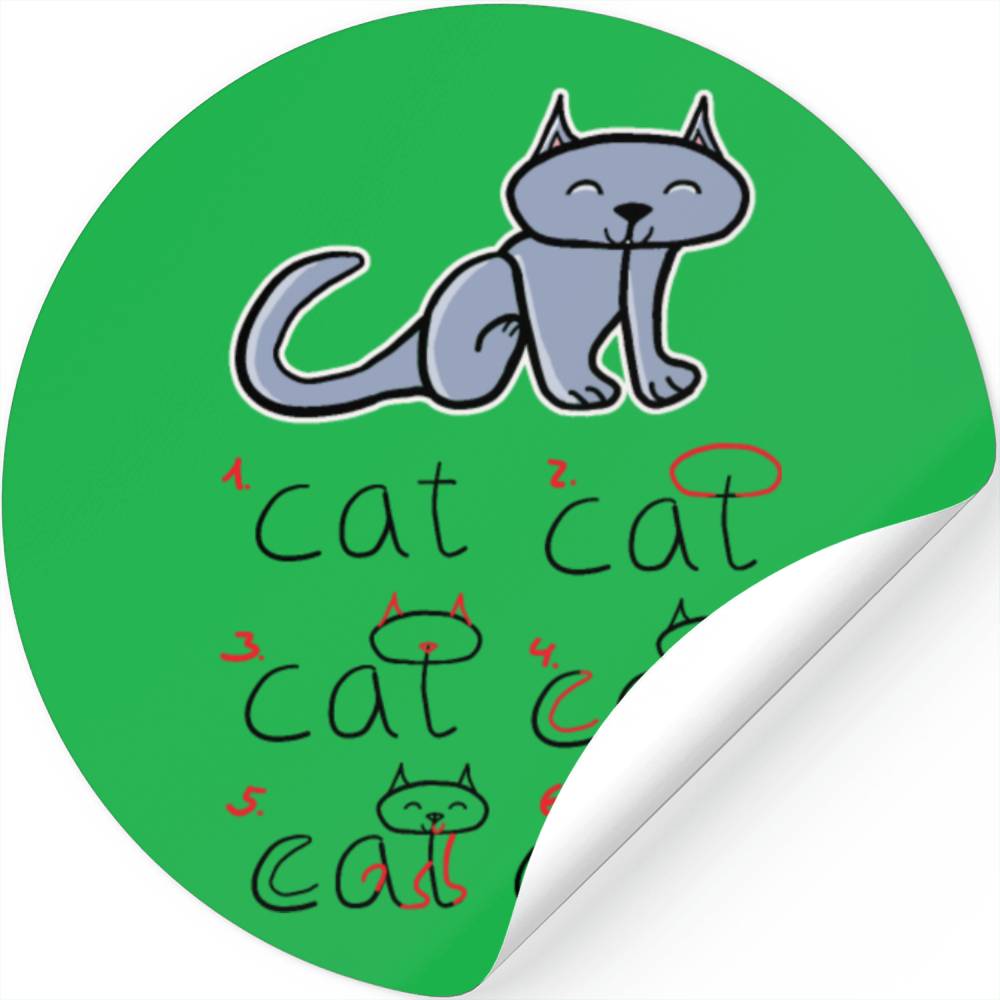How To Drawing A Cat Design For Cat Lovers Gift