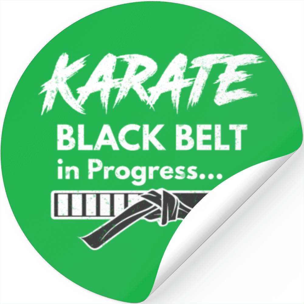 Karate Black Belt In Progress Fight Martial Art
