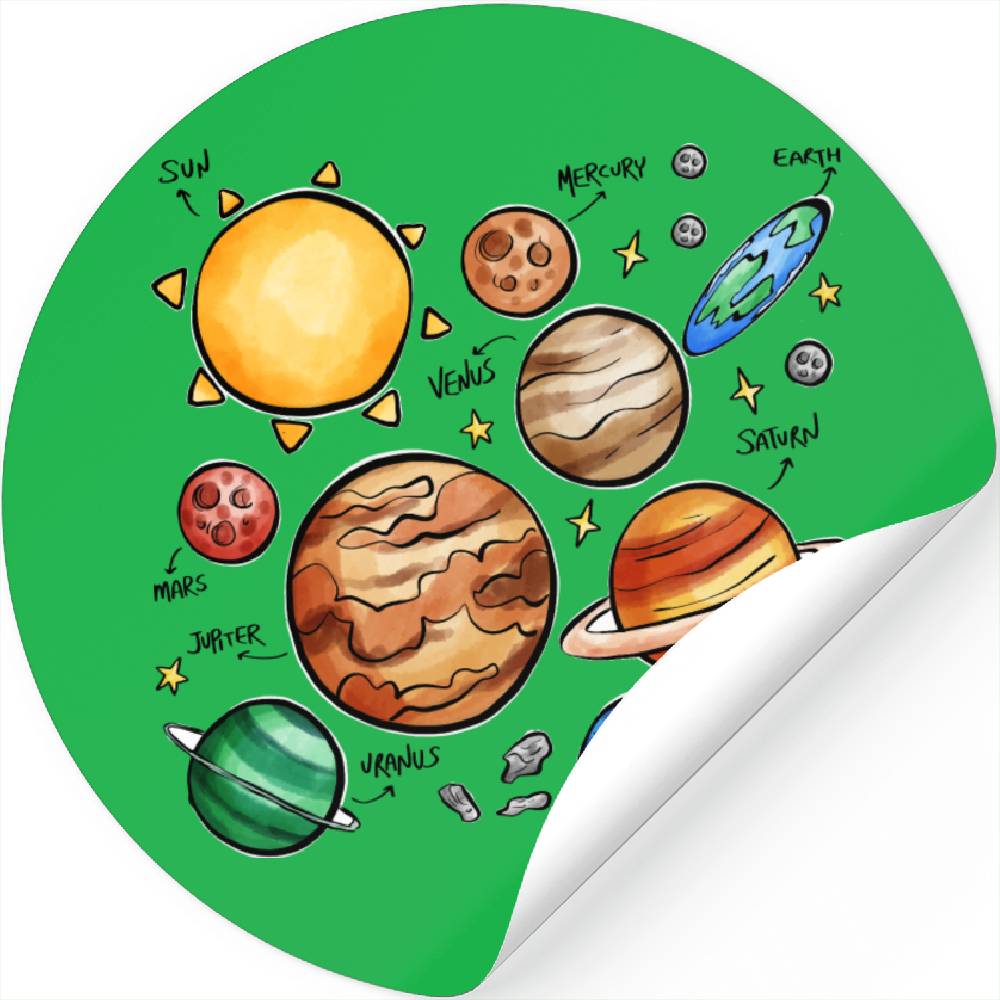 Funny Flat Earth - Solar System Planets Stars