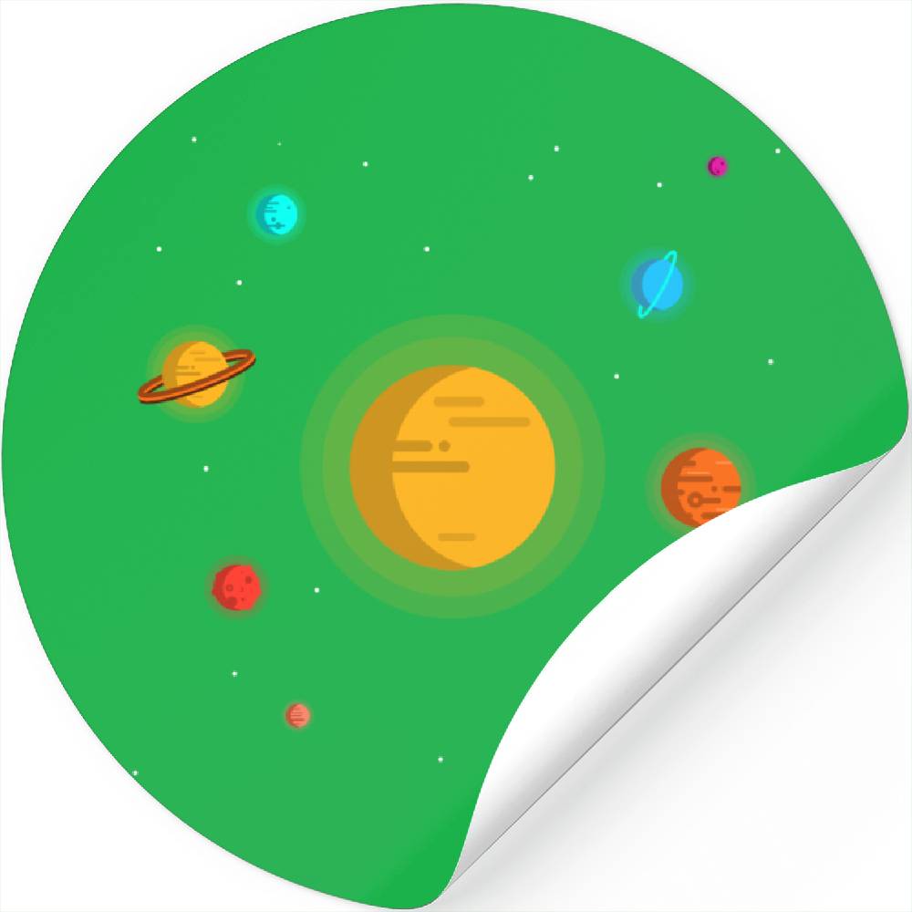 Solar System Planets Sun Space Stars