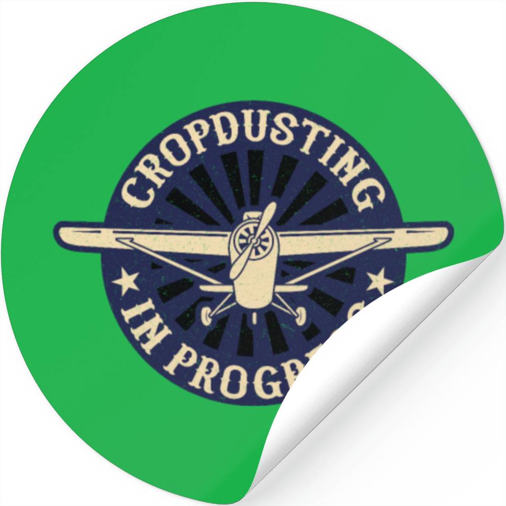 Cropdusting In Progress Crop Dusting Duster Plane