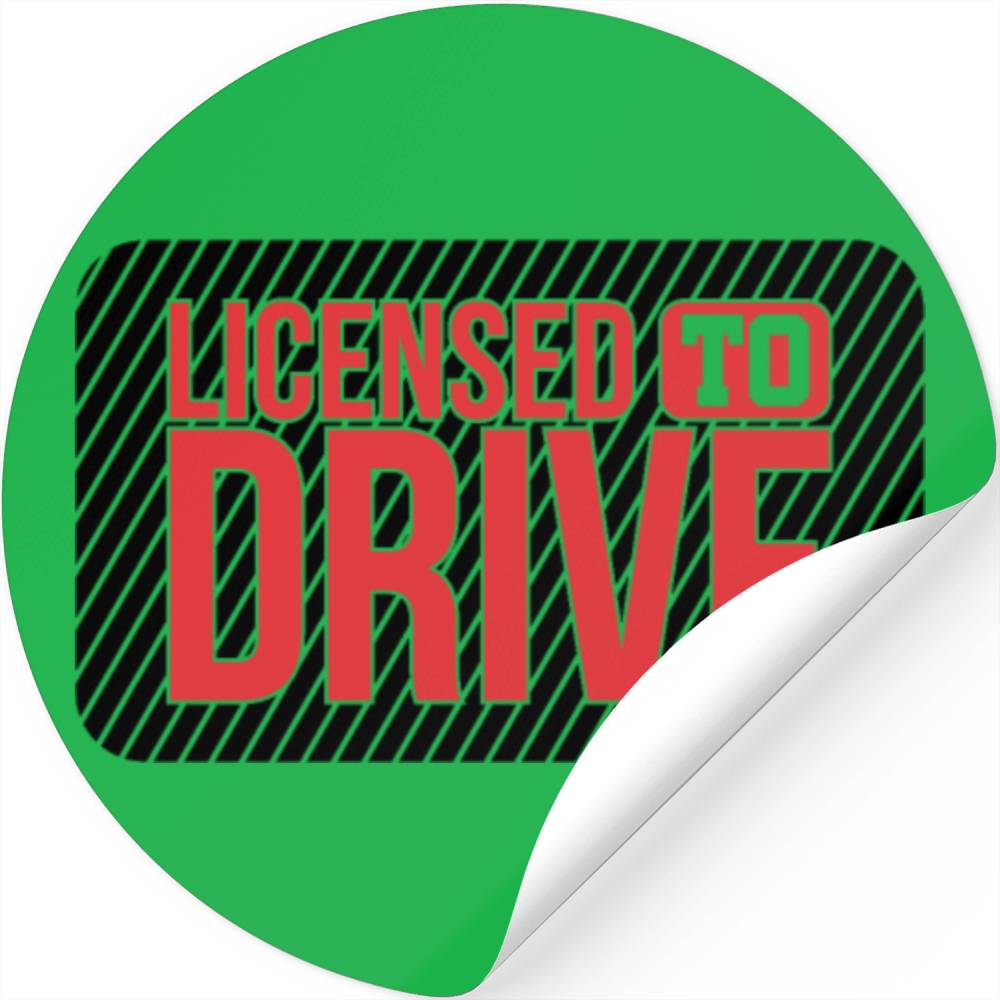 Driving License Gift And Driver's License Stickers