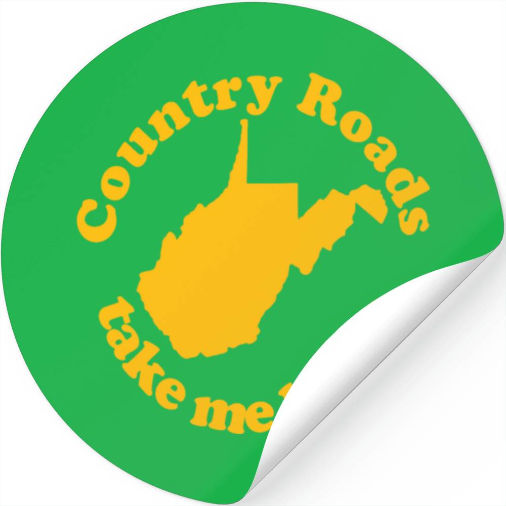 Country Roads Take Me Home West Virginia Gifts