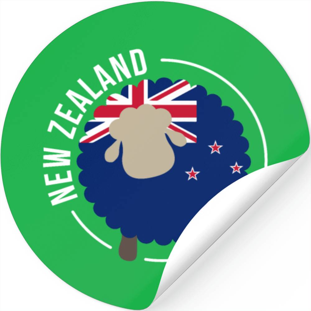 New Zealand Sheep Flag Of New Zealand Kiwi Gift