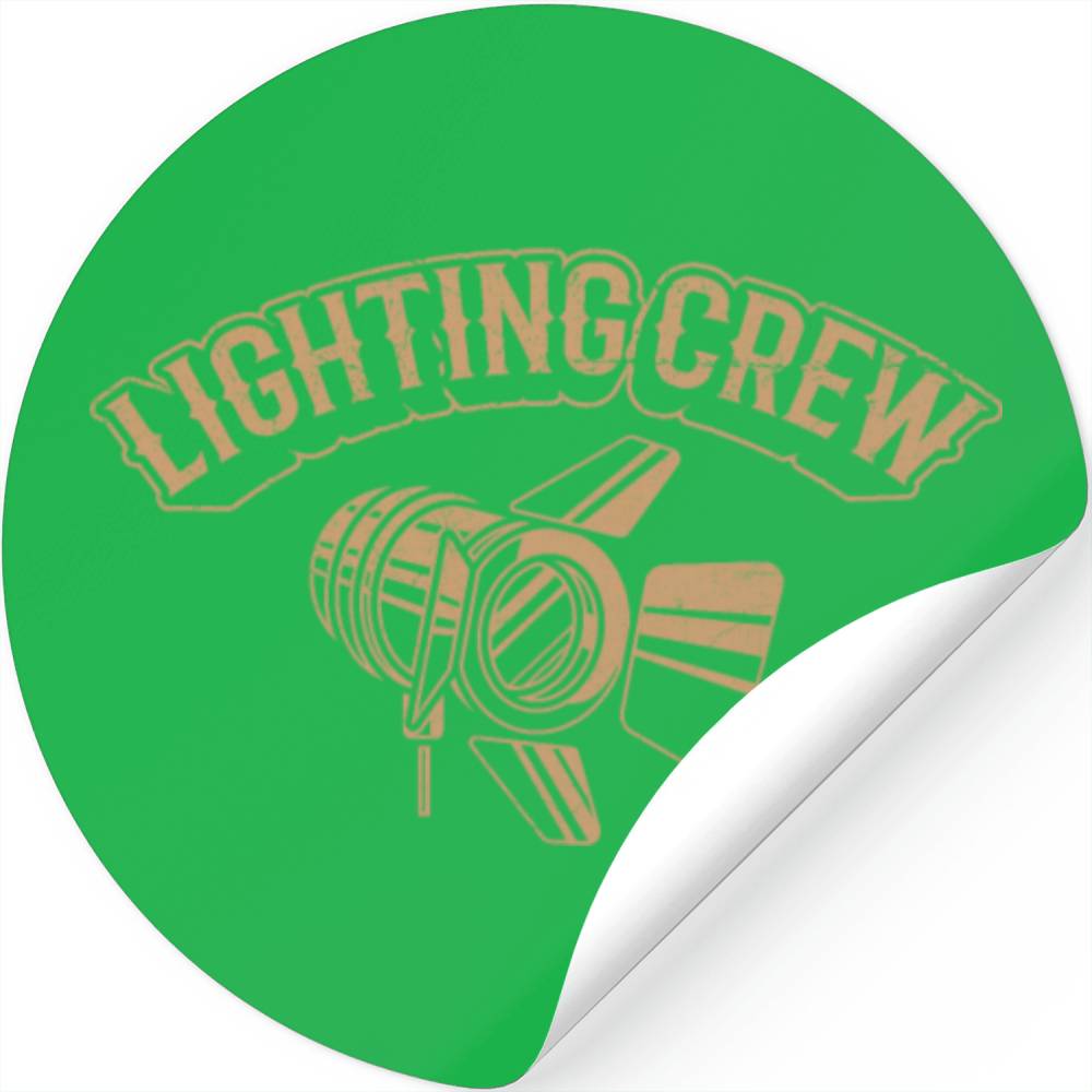 Lighting Crew Retro Light Tech Stage Crew Gifts