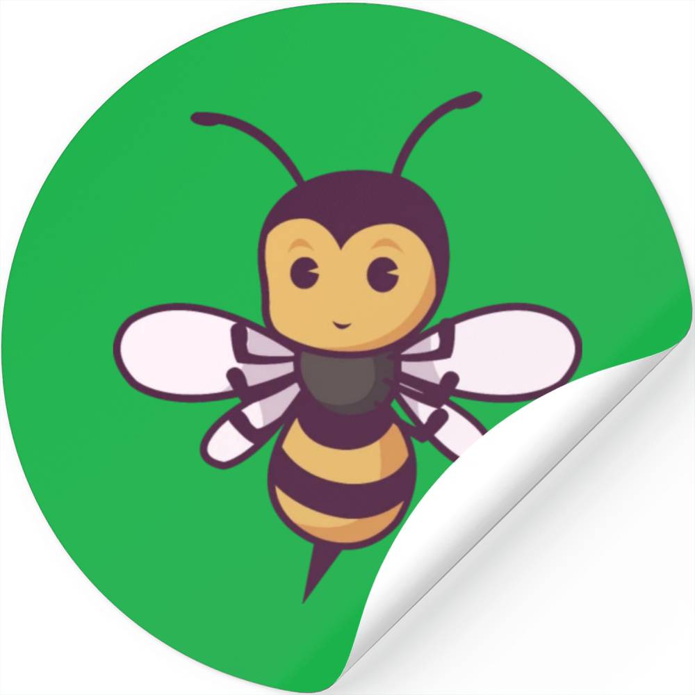 Cute Cartoon Honey Bee 