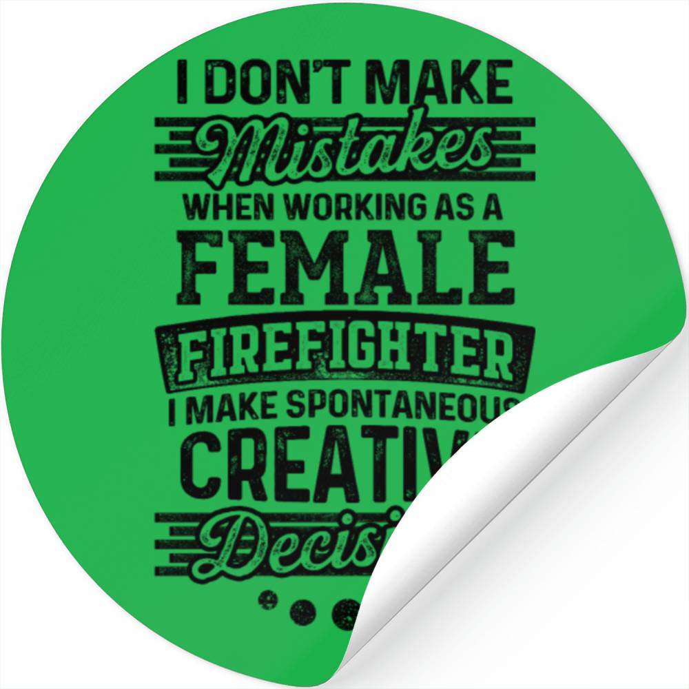 Female Firefighter Mistake Firefighting Fireman