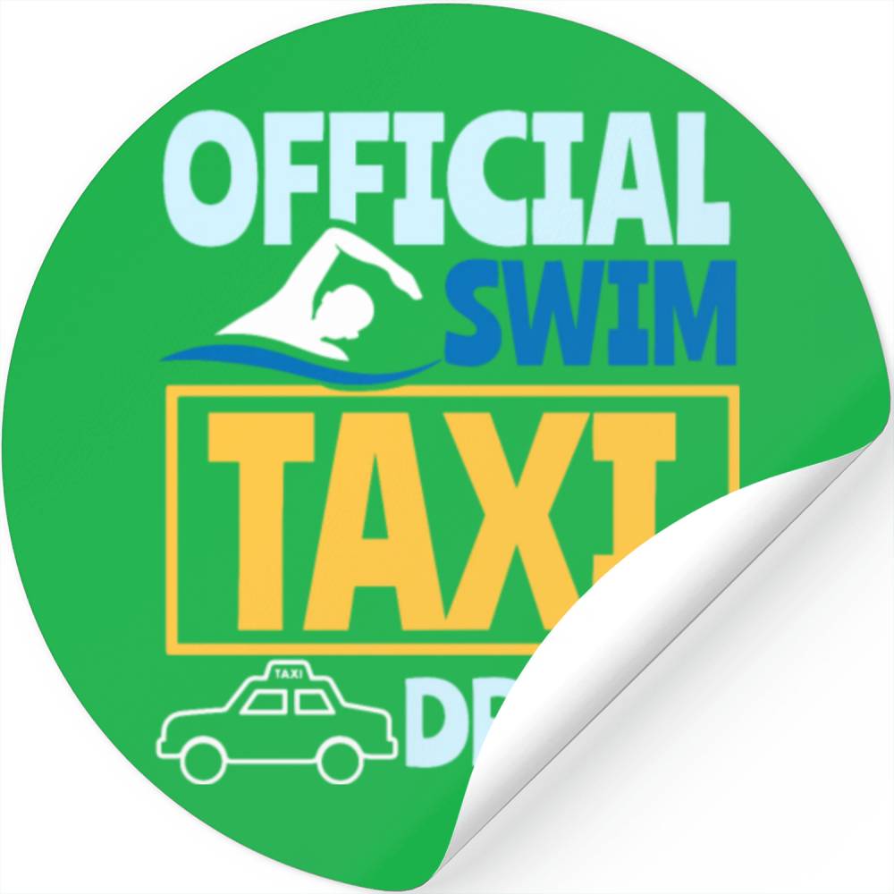 Swim Mom Dad Swimmer Taxi Driver Gift