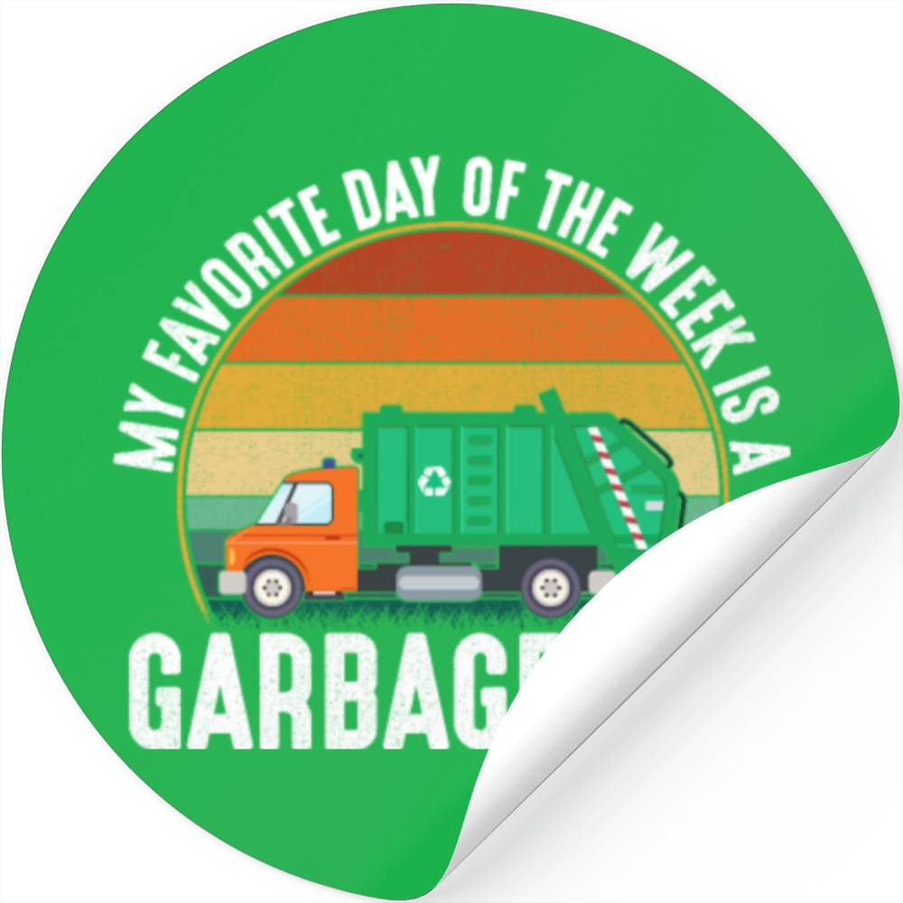 My Favorite Day Is A Garbage Day, Retro Garbage Tr
