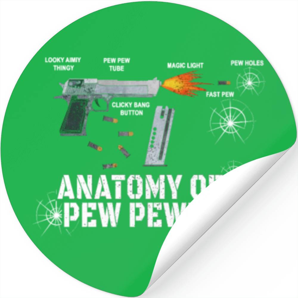 Anatomy Of A Pew Pewer Guns Meme Lovers Gift