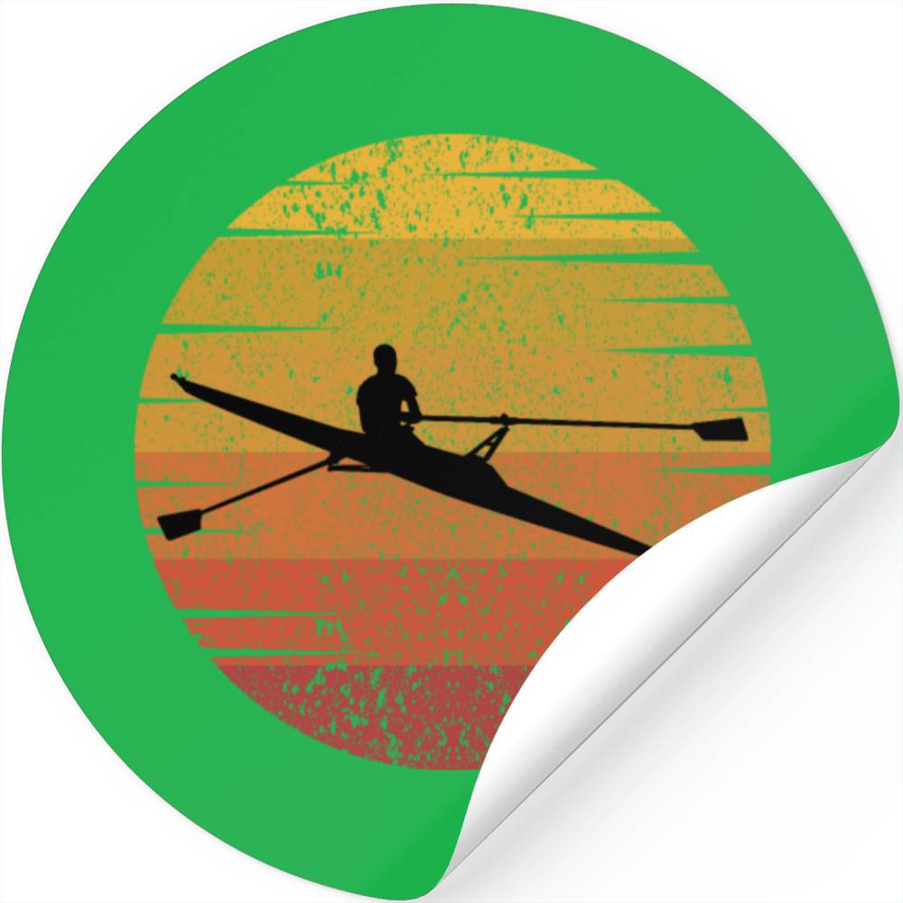 Vintage Retro Crew Rowing Row Team Boat Oar Rower