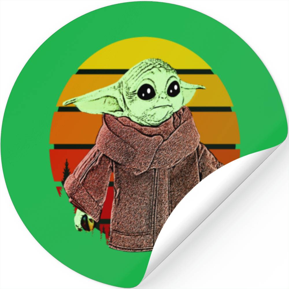 Cute Baby Yoda Stickers