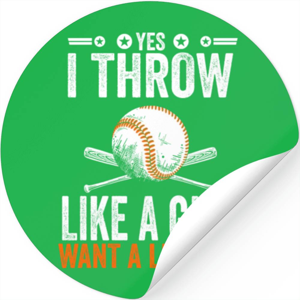 Baseball Yes I Throw Like A Girl Want A Lesson Gif