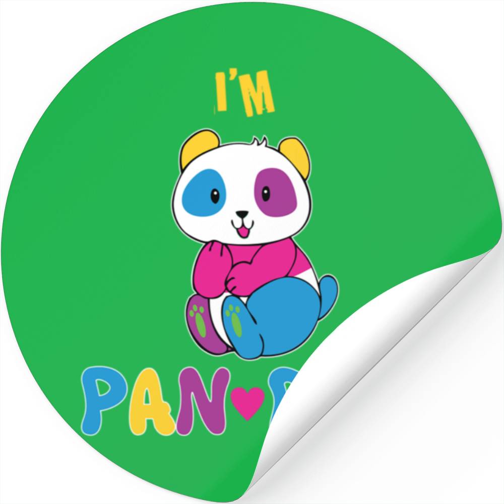 I M Pan Duh Pansexual Panda Funny Lgbt Pride