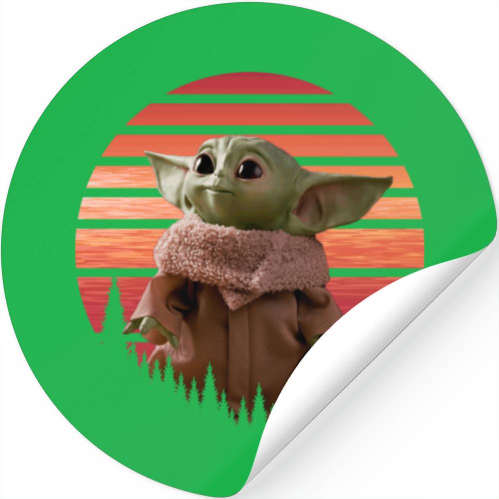 Cute Baby Yoda Stickers