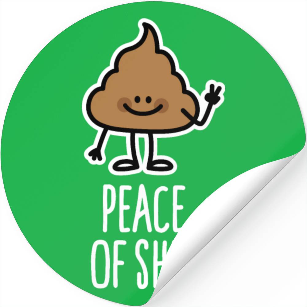 Peace Of Shit, Piece Of Shit Pun Shit Emoticon