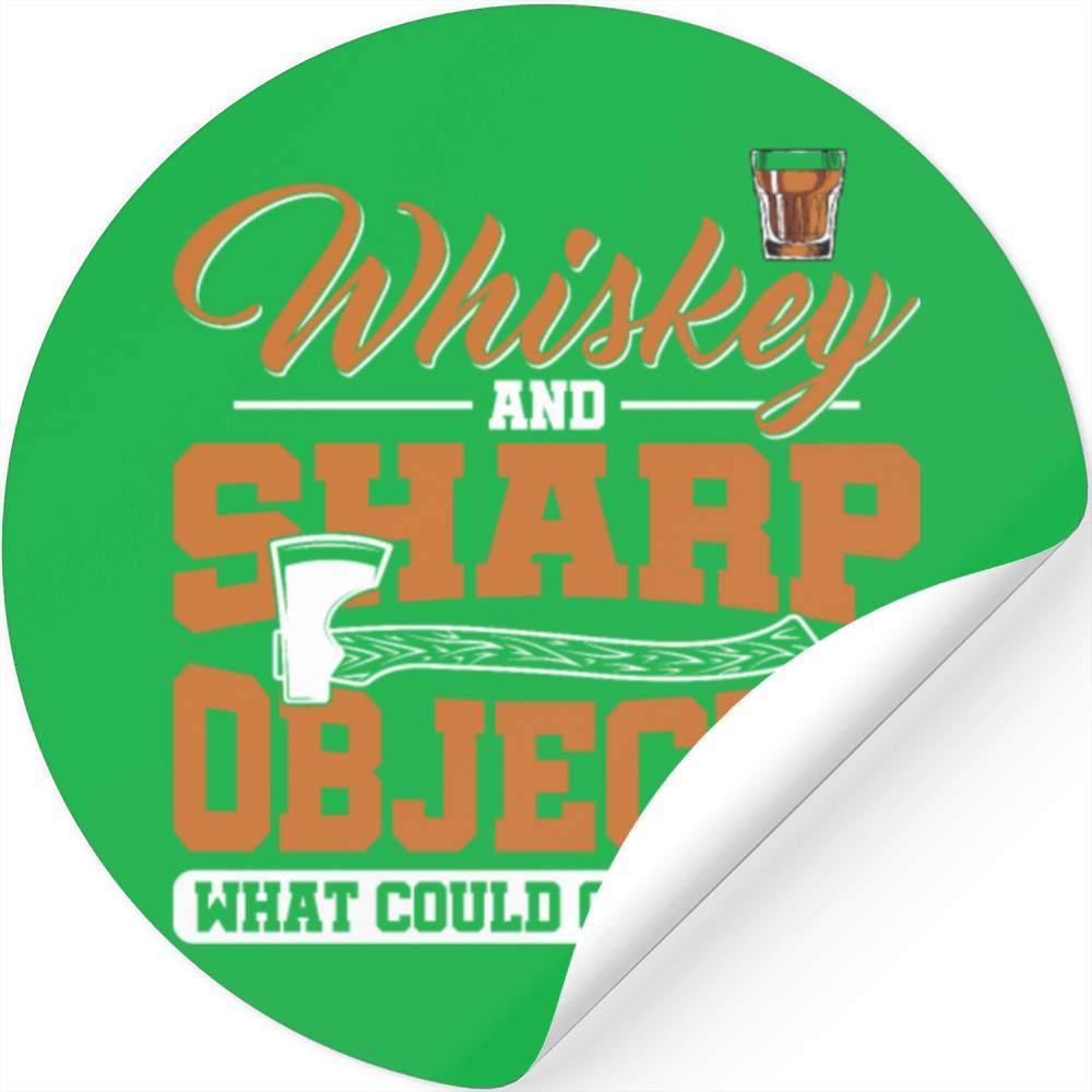 Whiskey And Sharp Objects Axe Throwing Lumber