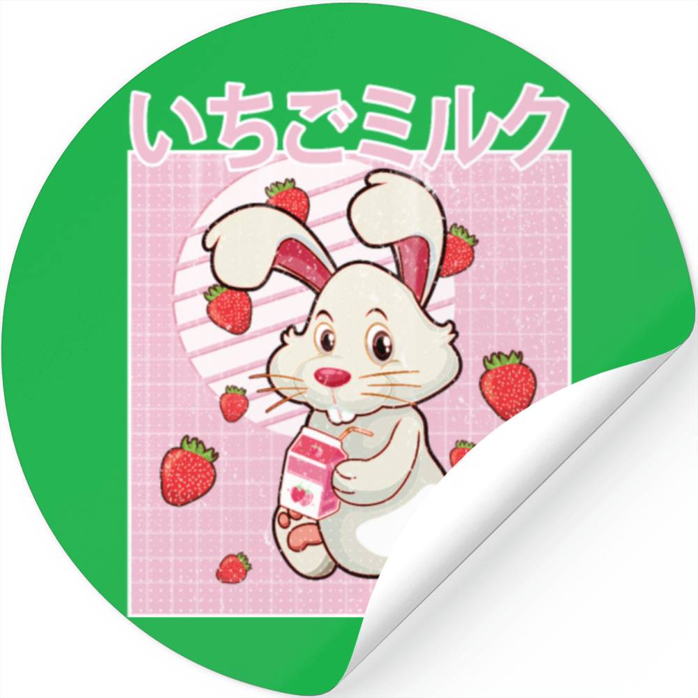 Strawberry Bunny 90s Japanese Kawaii Strawberry