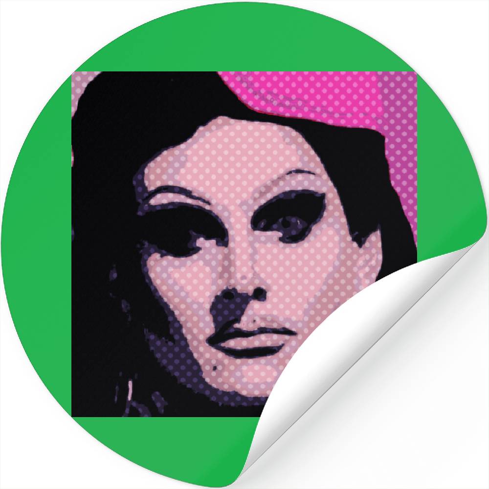 Jan As Michelle Visage Stickers