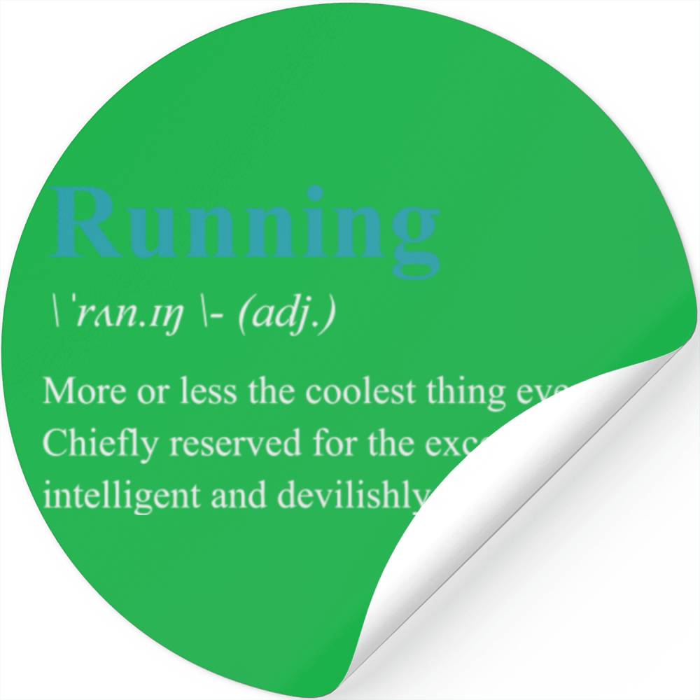Running Funny Dictionary Definition Quotation Runn