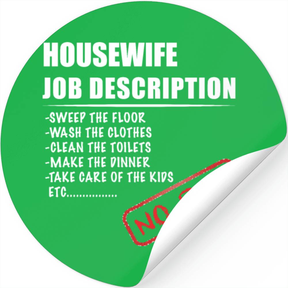 Housewife Mom Job Description With No Pay No Leave