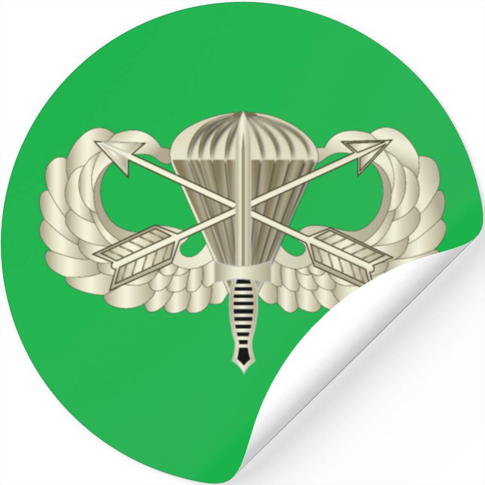 Army Basic Airborne W Crossed Arrow And Dagger