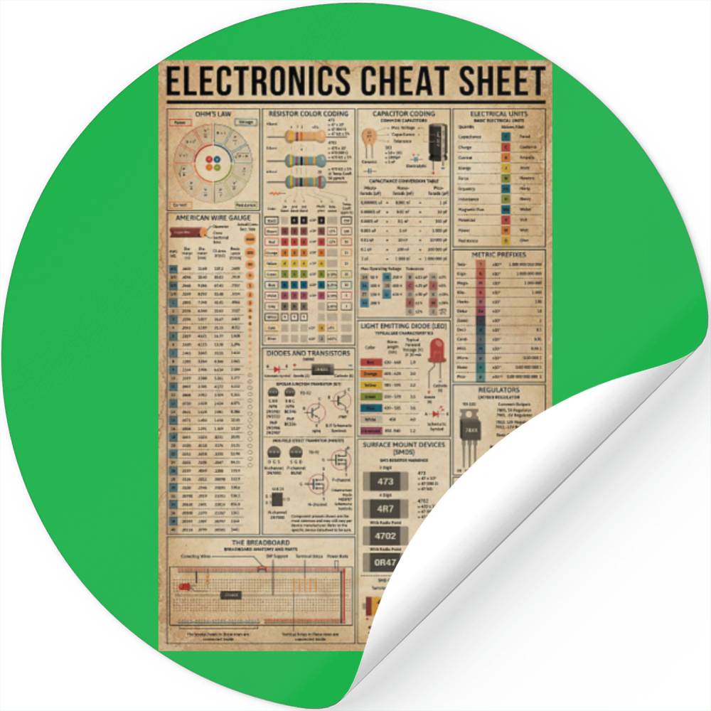 Electronic Cheat Sheet Poster