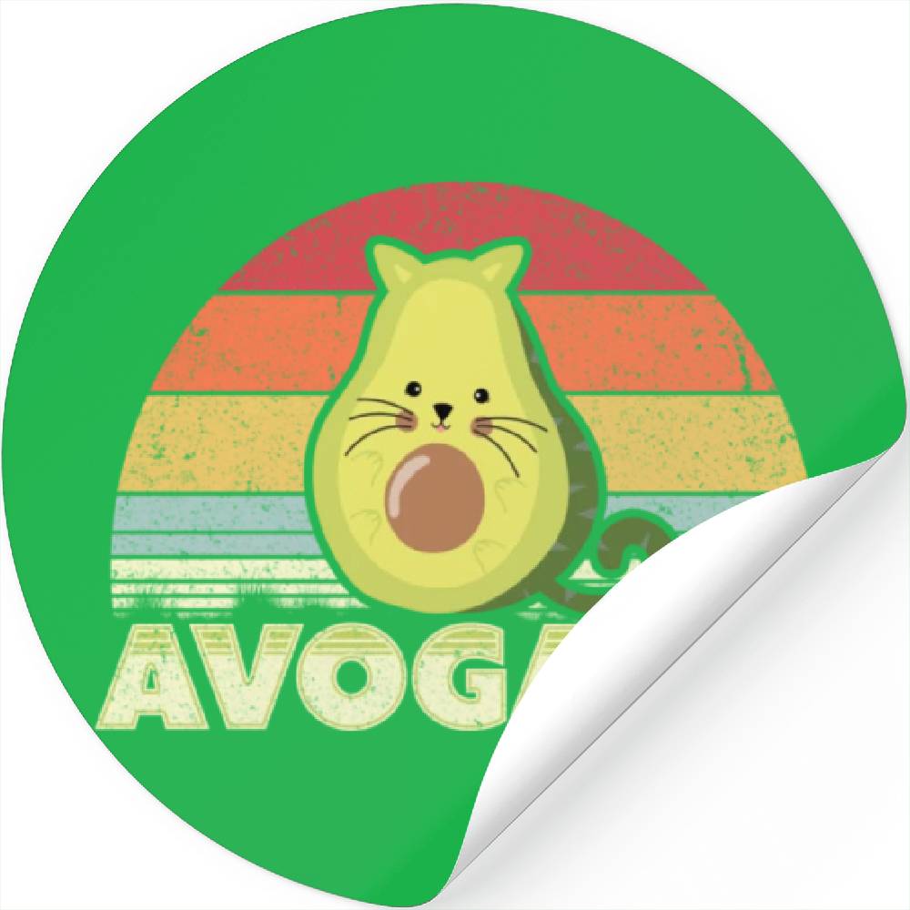 Avogato Retro Cat Avocado Cinco De Mayo