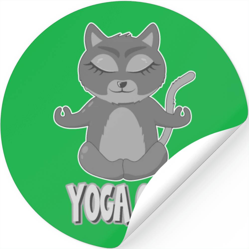 Yoga Cat In Sitting Pose