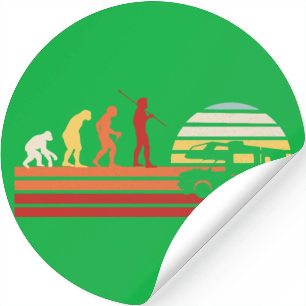 Retro RV Camper Van Vintage Motorhome Caravan