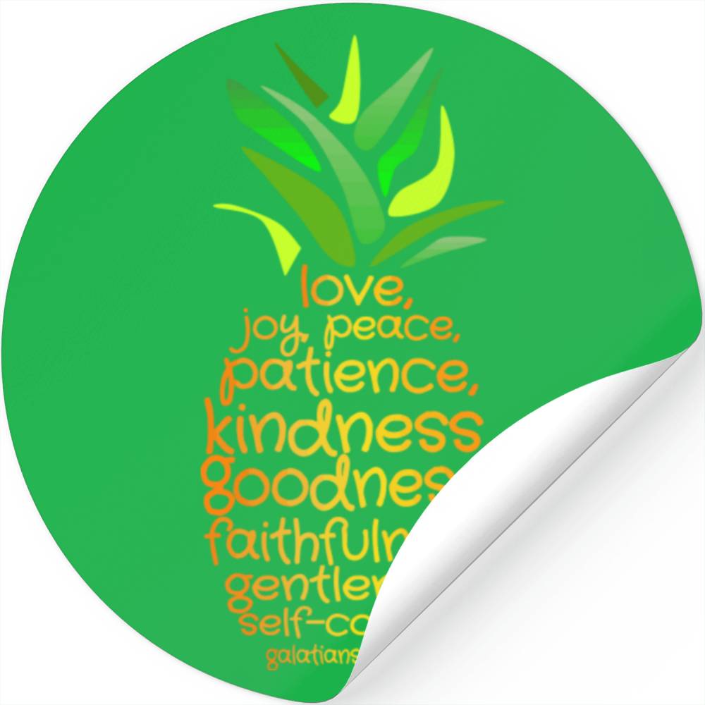 Pineapple Bible Fruit Of The Spirit Love Joy Peace