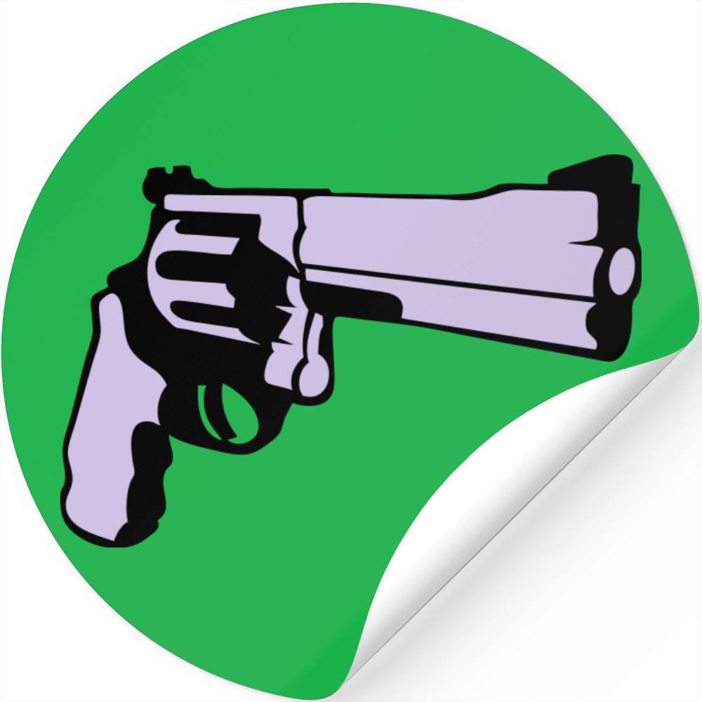 357 Revolver Gun Stickers